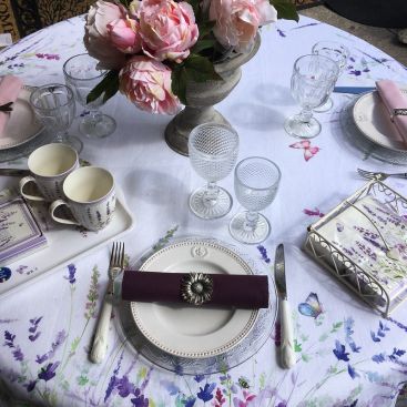 square linen tablecloth