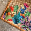 Tiptap rug "Kaktus" by Tessitura Toscana Telerie