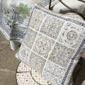 Provence Jacquard cushion cover, "Riviera" from Tissus Toselli in Nice