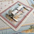 Provence Jacquard placemat, Côte d'Azur "Nice" from Tissus Toselli in Nice