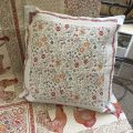 Provence Jacquard cushion cover, "Lafayette" from Tissus Toselli in Nice