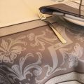 Nappe Sud Etoffe Jacquard polyester  "Eygalière" Taupe