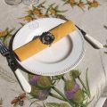 Tessitura Toscana Tellerie, square linen tablecloth "Cynar"