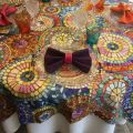 Tessitura Toscana Tellerie, round coton tablecloth "Monreale"