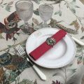 Tessitura Toscana Tellerie, round linen tablecloth "Bubu"