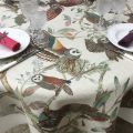 Tessitura Toscana Tellerie, round linen tablecloth "Chiu"