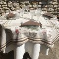 Rectangular Jacquard tablecloth olivier et buis "Gordes" by Marat d'Avignon