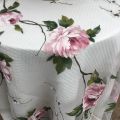 Square organza tablecloth "Carmina" roses