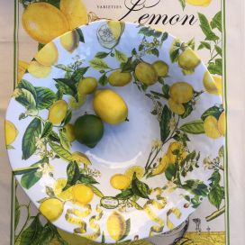 Michel Design Works - "LEMON BASIL" Melanine large bowl