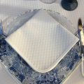 Jacquard table napkin off-white