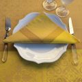 Serviette de table Sud Etoffe "Alicante" jaune curry