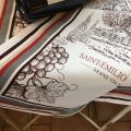 Kitchen towel "Bordeaux" by Tissus Toselli