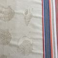 Jacquard kitchen towel "The see shells" by Tissus Toselli