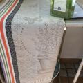 Jacquard kitchen towel "Le thym" by Tissus Toselli