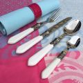 Cutlery Set (48 pieces) "Baroque" white, from "Côté Table"